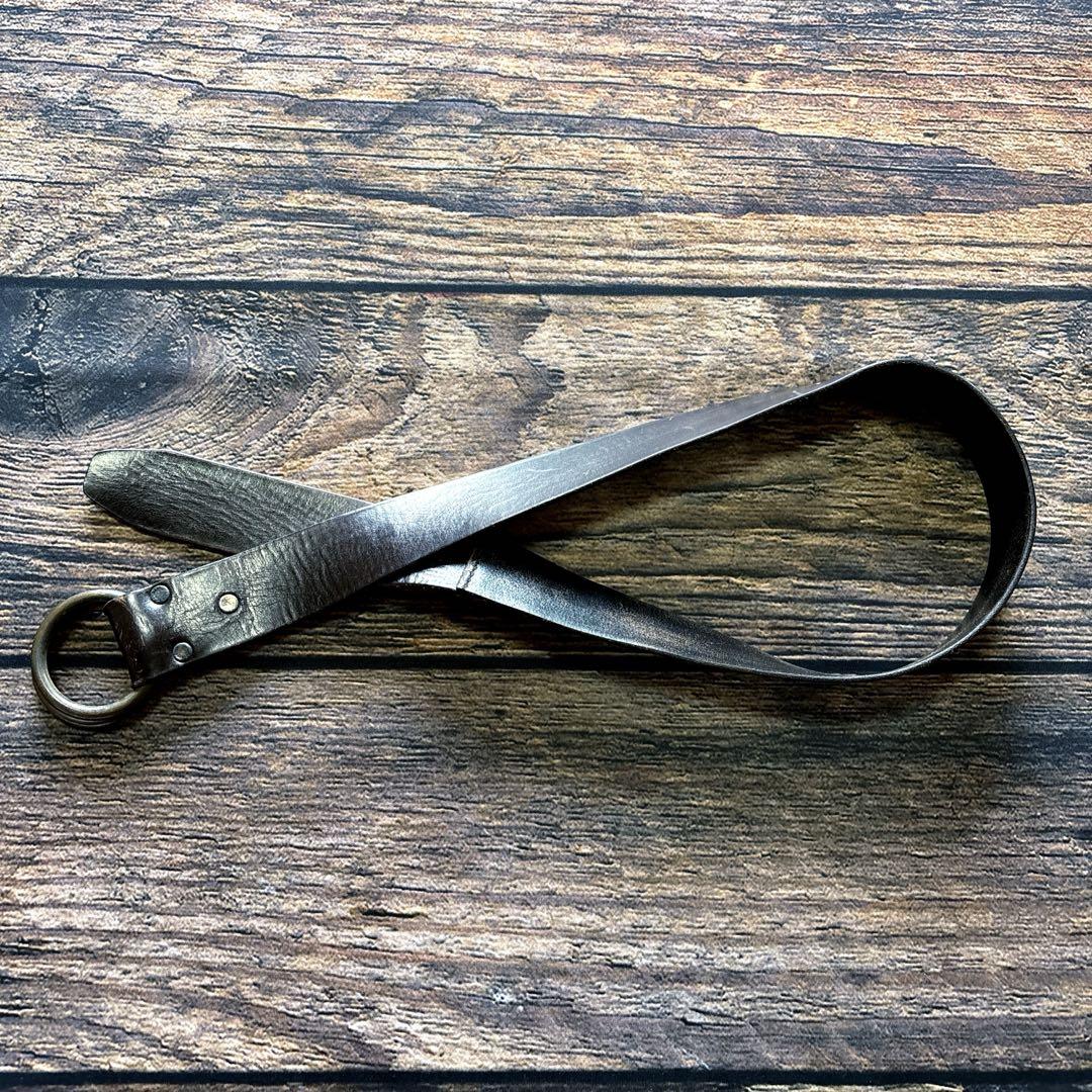 LEVI’S / double ring leather belt
