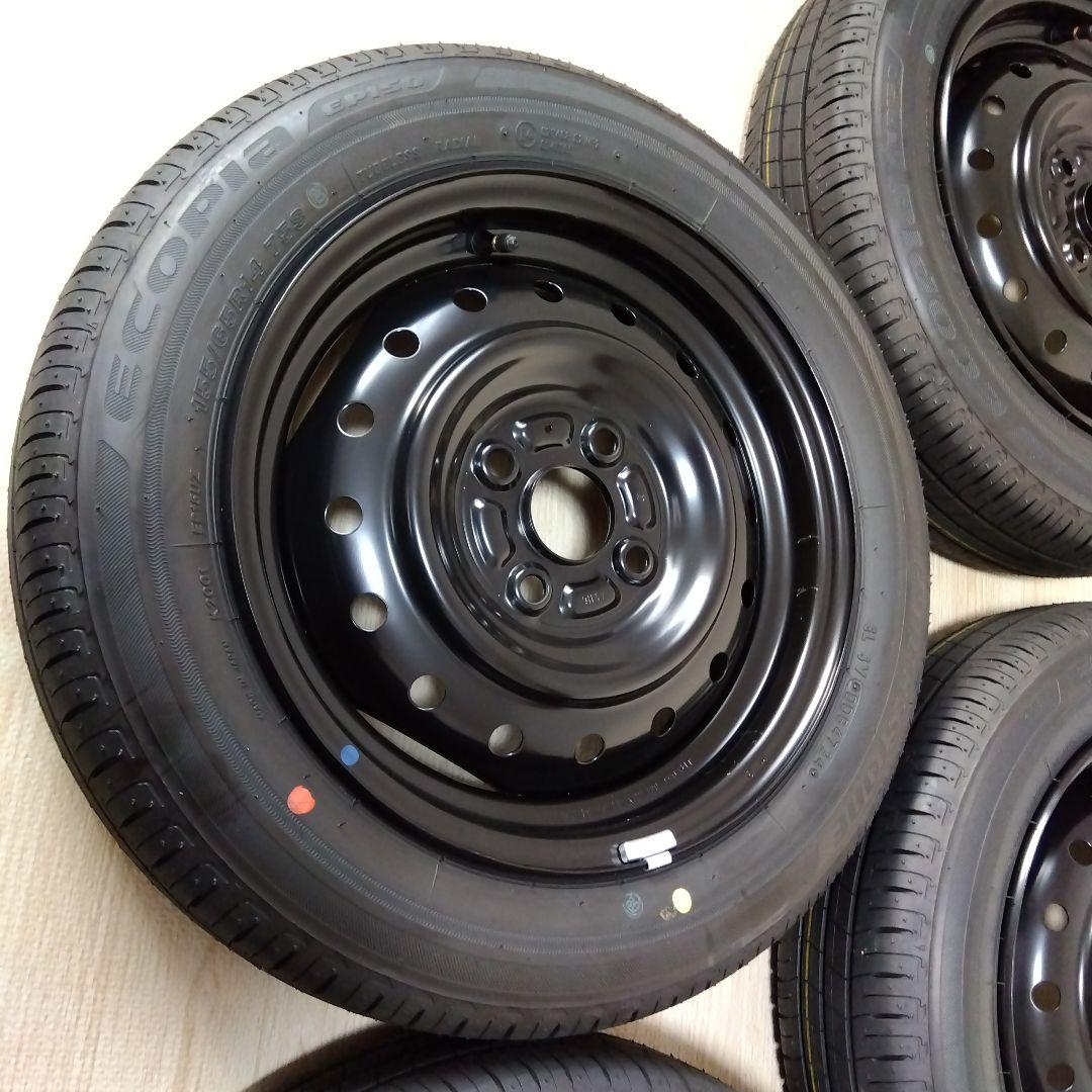 タイヤホイール１４インチ　４本セット（155/65R14）　納車外し