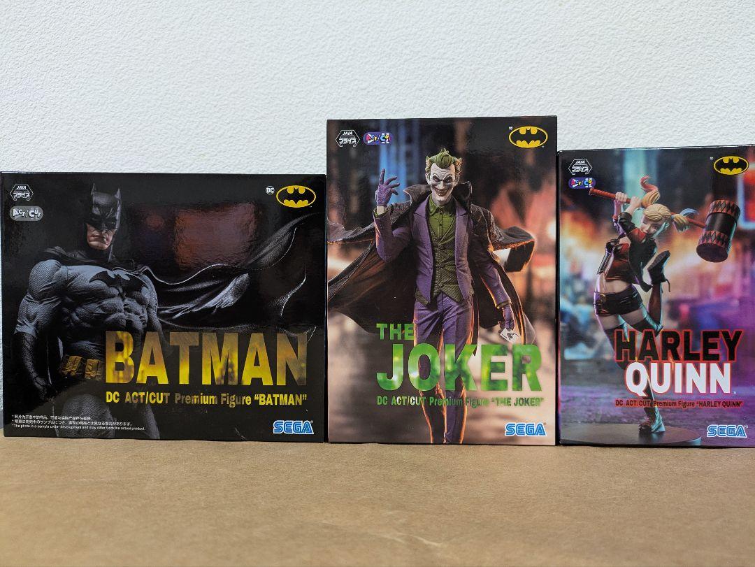 DC ACT/CUT バットマン ジョーカー ハーレクイン 3体セット