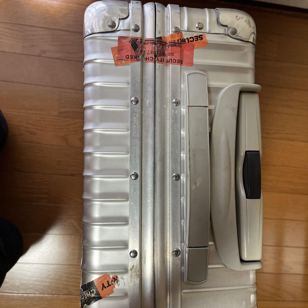 リモワ クラシックフライト スーツケース 青ロゴ ２輪 35L RIMOWA
