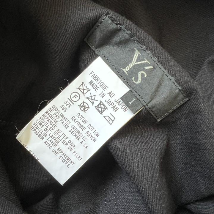 新作国産 YohjiYamamoto メンズ ブラック 1 1h2v6-m86169176474 ヨウジヤマモト ワイドパンツ 正規品得価