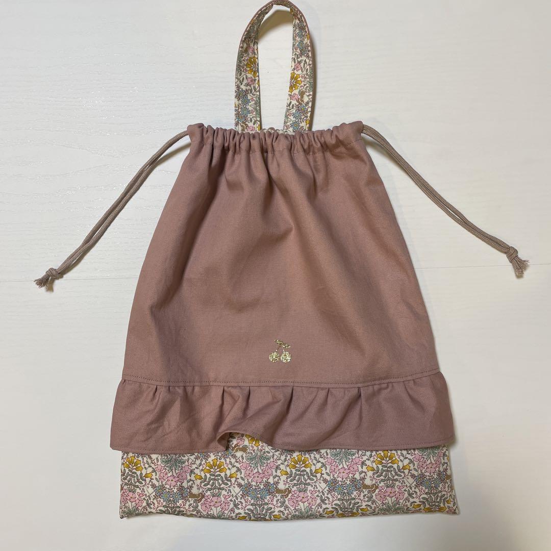 ♡ ちぃちゃん★ページ♡入園入学セット　ハンドメイド　女の子　絵本袋