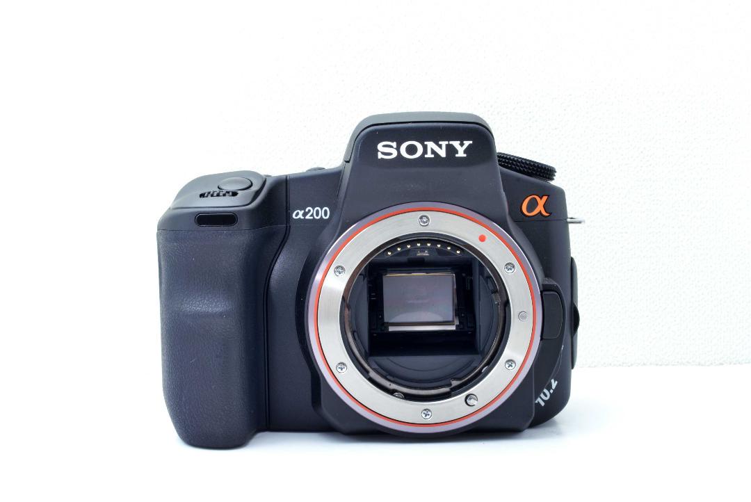 ❤️入門セット SONY α200手ブレ補正＆望遠付き❤️カメラデビューに最適♪