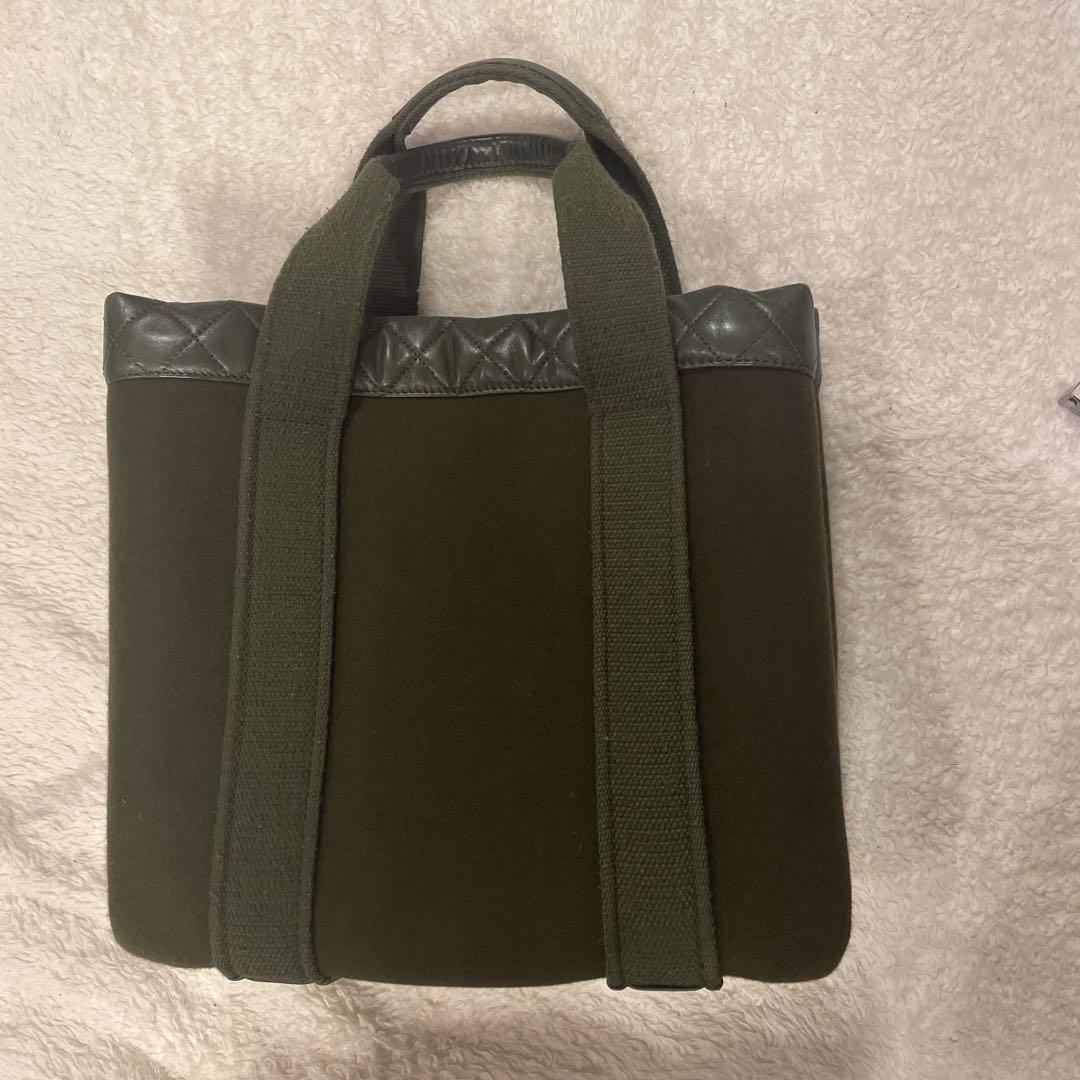 【レア品】CHANEL オリーブグリーン バッグ　コココクーン