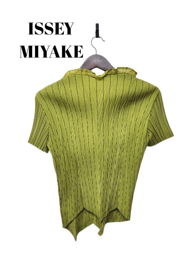 65160　FETE ISSEY MIYAKE　ストライプ　半袖シャツ 65160 FETE ISSEY MIYAKE ストライプ 半袖シャツ - メルカリ