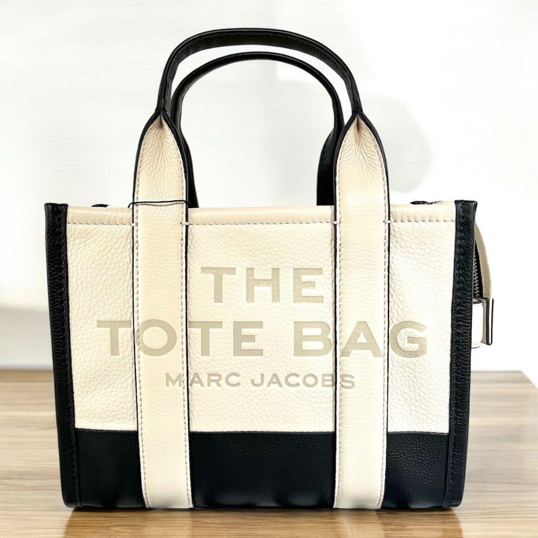 MARC JACOBS レザー ミニ トートバッグIVORY MULTI 112