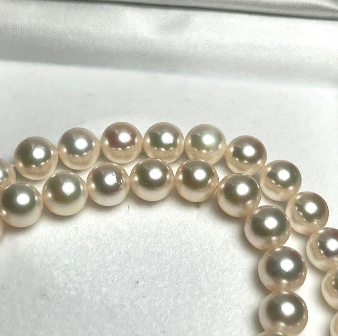 【花珠級 あこや真珠】パール ネックレス 三越 7.0〜7.4mm silver 【花珠級 あこや真珠】パール ネックレス 三越 7.0〜7.4mm silver