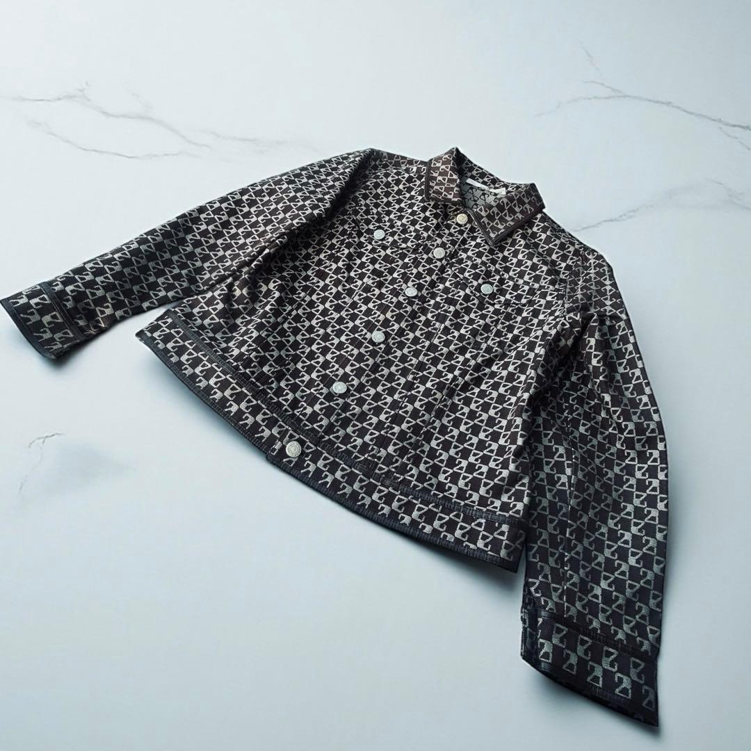 23区 ニジュウサンク デニム系 トラッカージャケットスーツ ゆったりサイズ 23区 ニジュウサンク デニム系 トラッカージャケットスーツ ゆったりサイズ