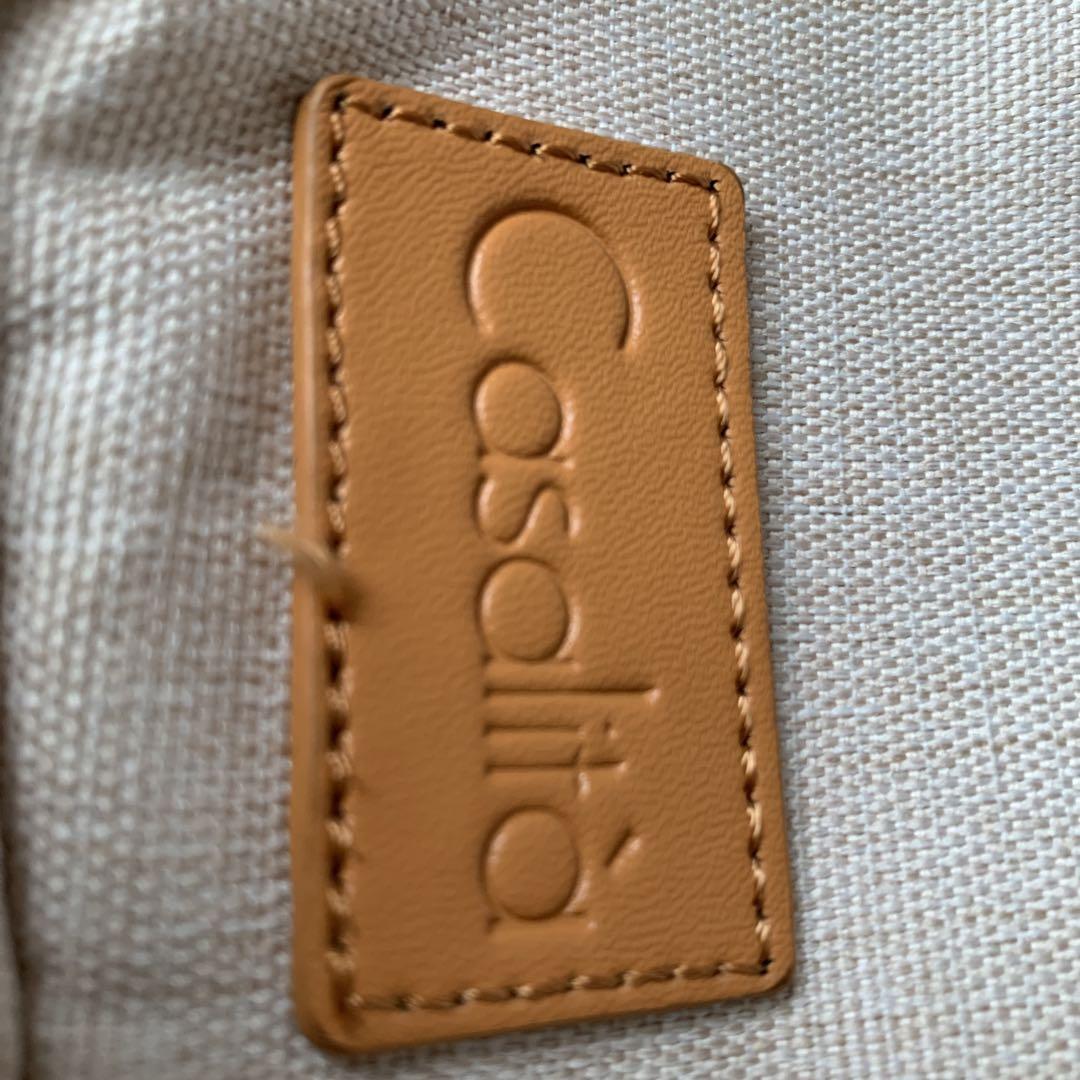 極美品❣️casalitaキャサリータ ベージュ ポリエステル リュック