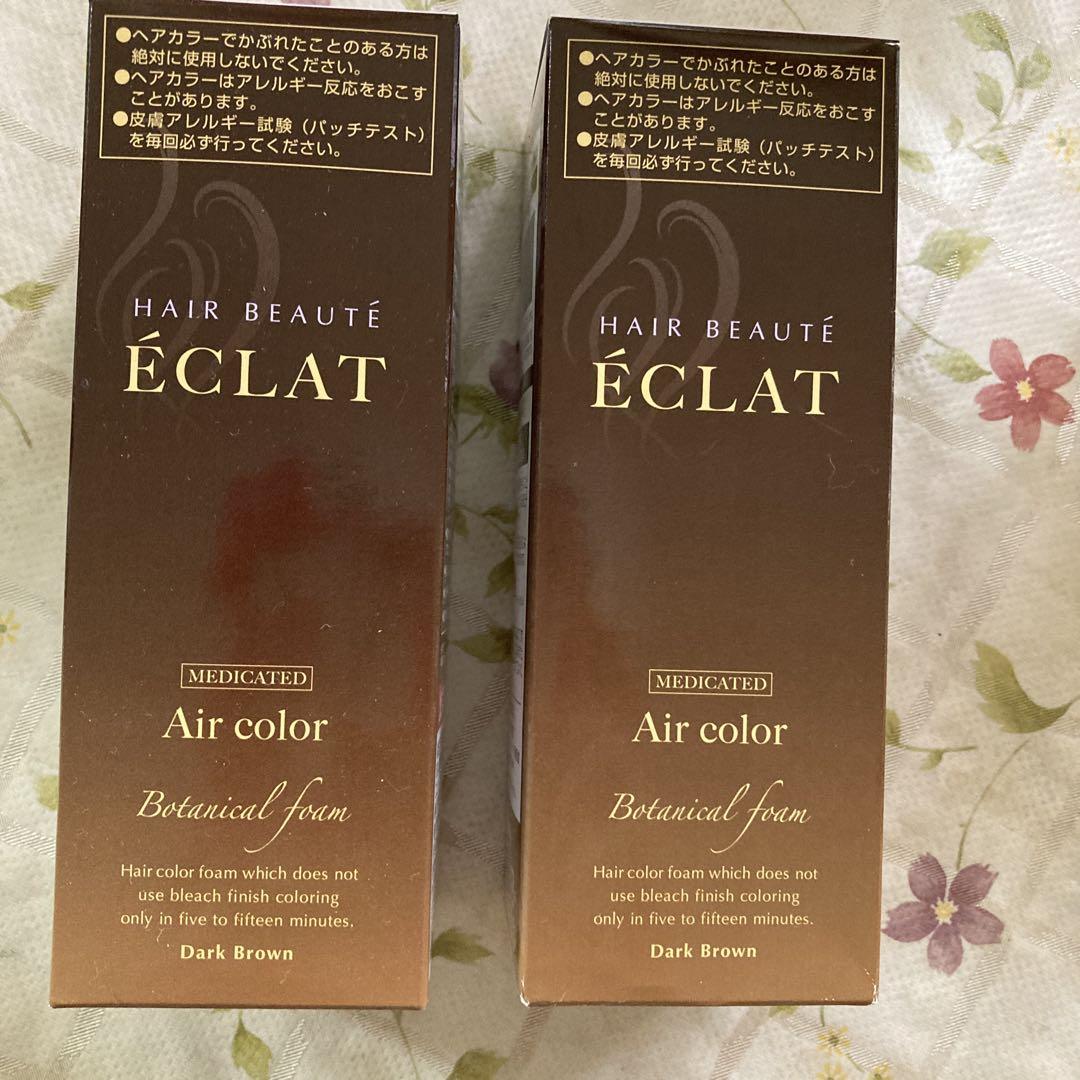 ÉCLAT Air color ダークブラウン 80g