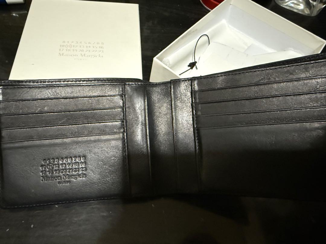 Maison Margiela ブラック 2つ折り財布