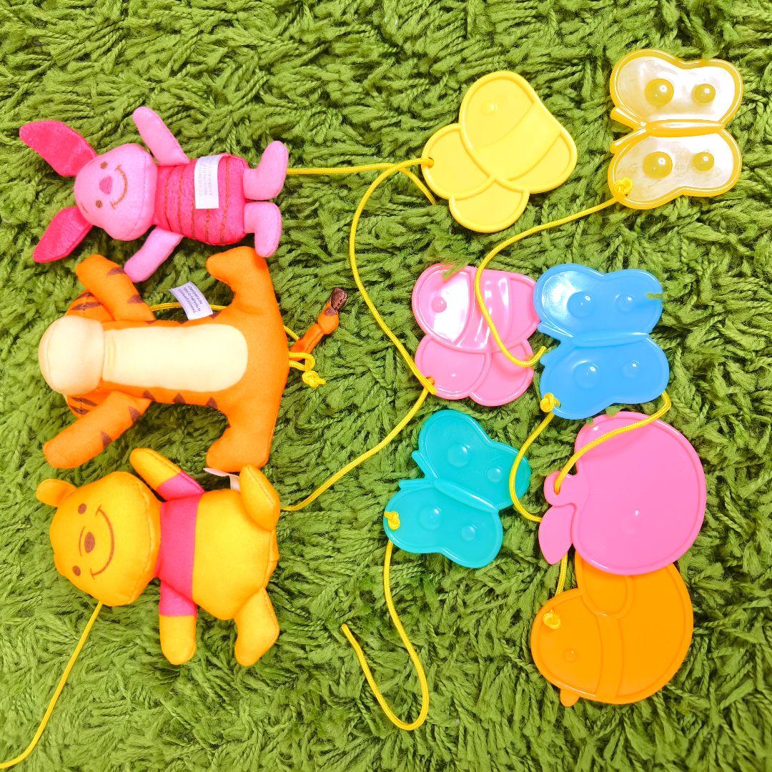 【美品】くまのプーさん えらべる回転6WAYジムにへんしんメリー