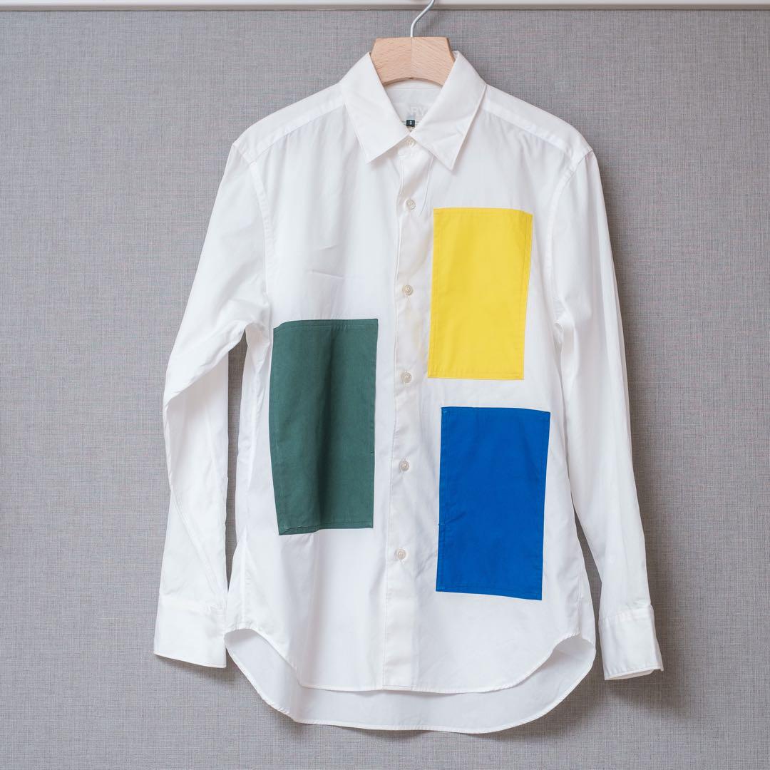 GANRYU シャツジャケット Mサイズ クレイジーシャツ ギャルソン COMME des GARCONS GANRYU クレイジーパターンシャツ