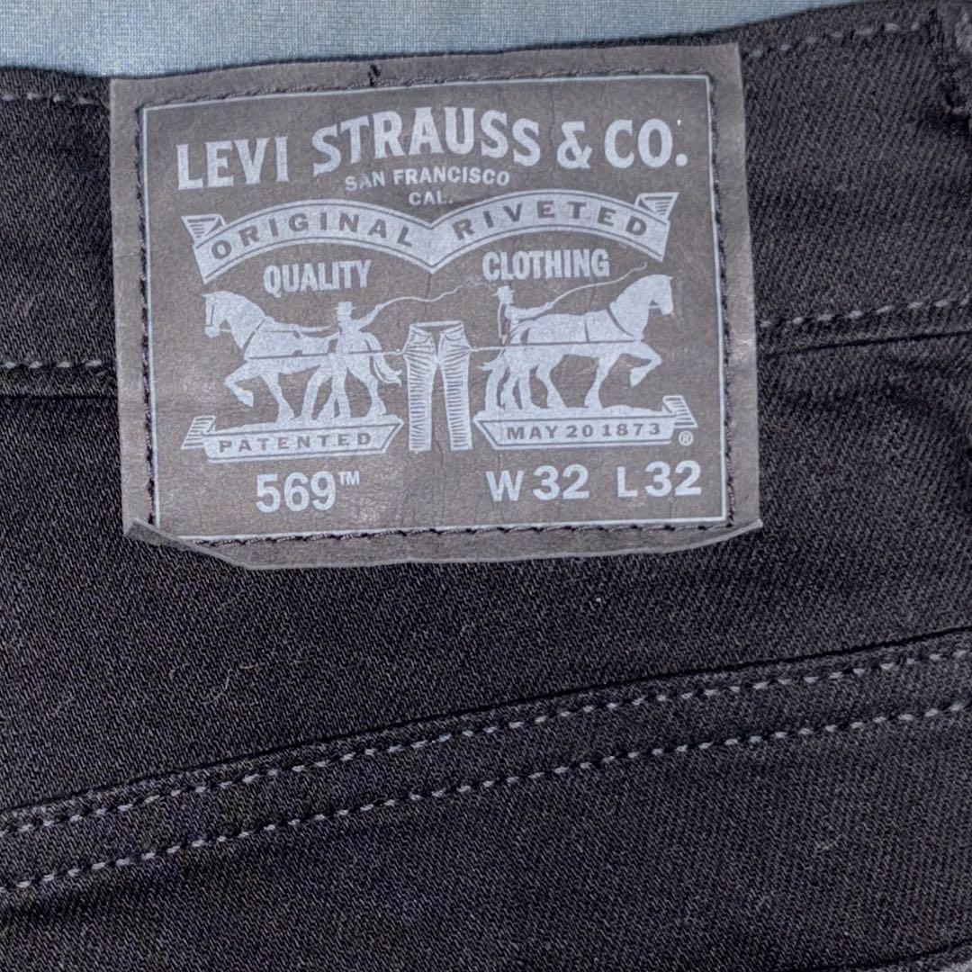 Levi's 569 リーバイス　ブラックデニム W32 L32