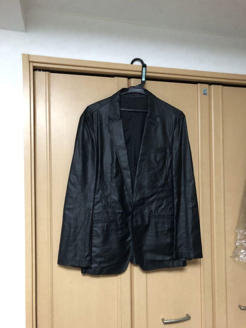 【美品】WOO YOUNG MI ウー ヨン ミ　激シブ 光沢加工 ジャケット
