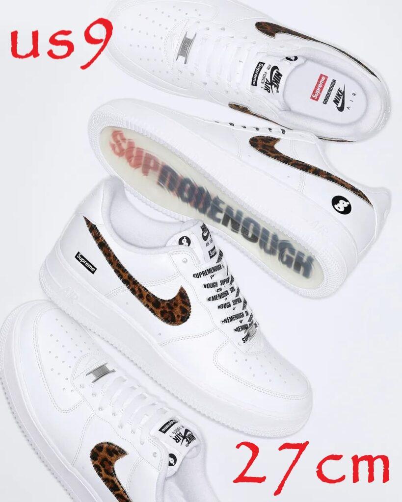 【新品・正規品】GOODENOUGH Supreme Nike AF1 Low