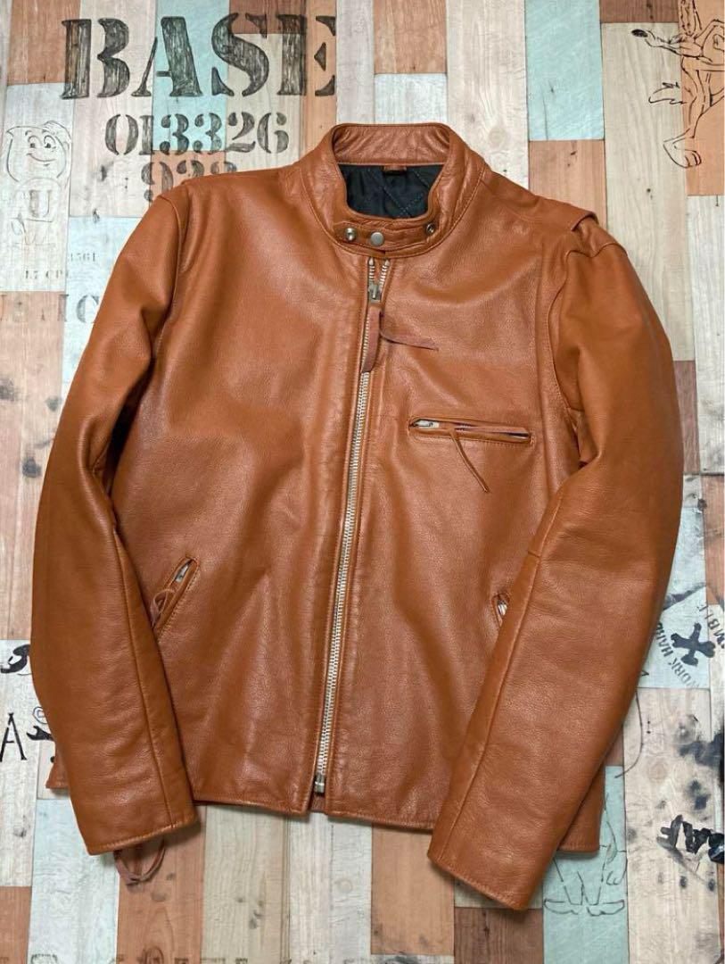 美品 freedom フリーダム レザージャケット 48