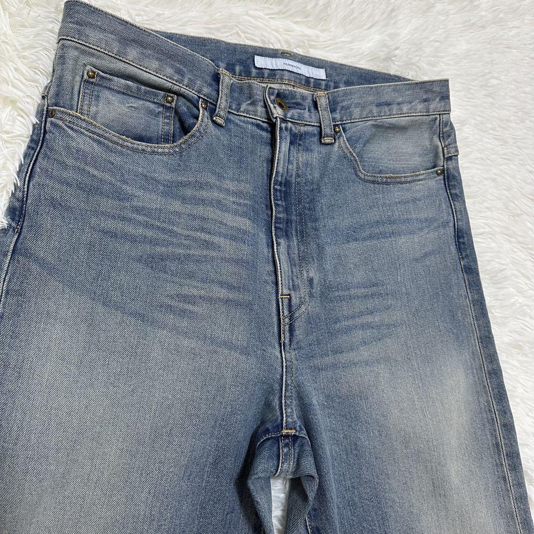FRAMeWORK 大人気 デニムストレートパンツ　38
