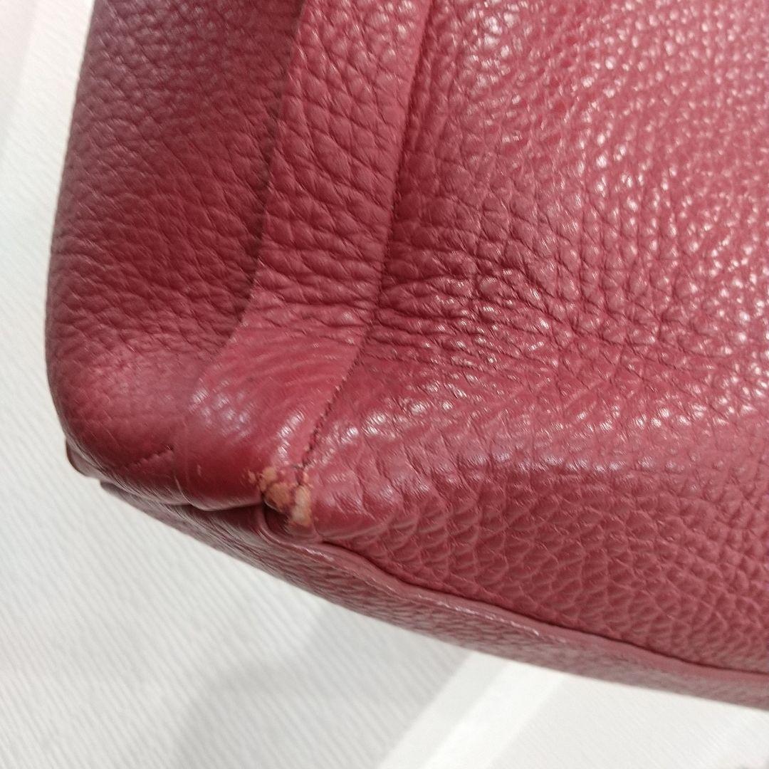 良品 フルラ トートバッグ 赤系