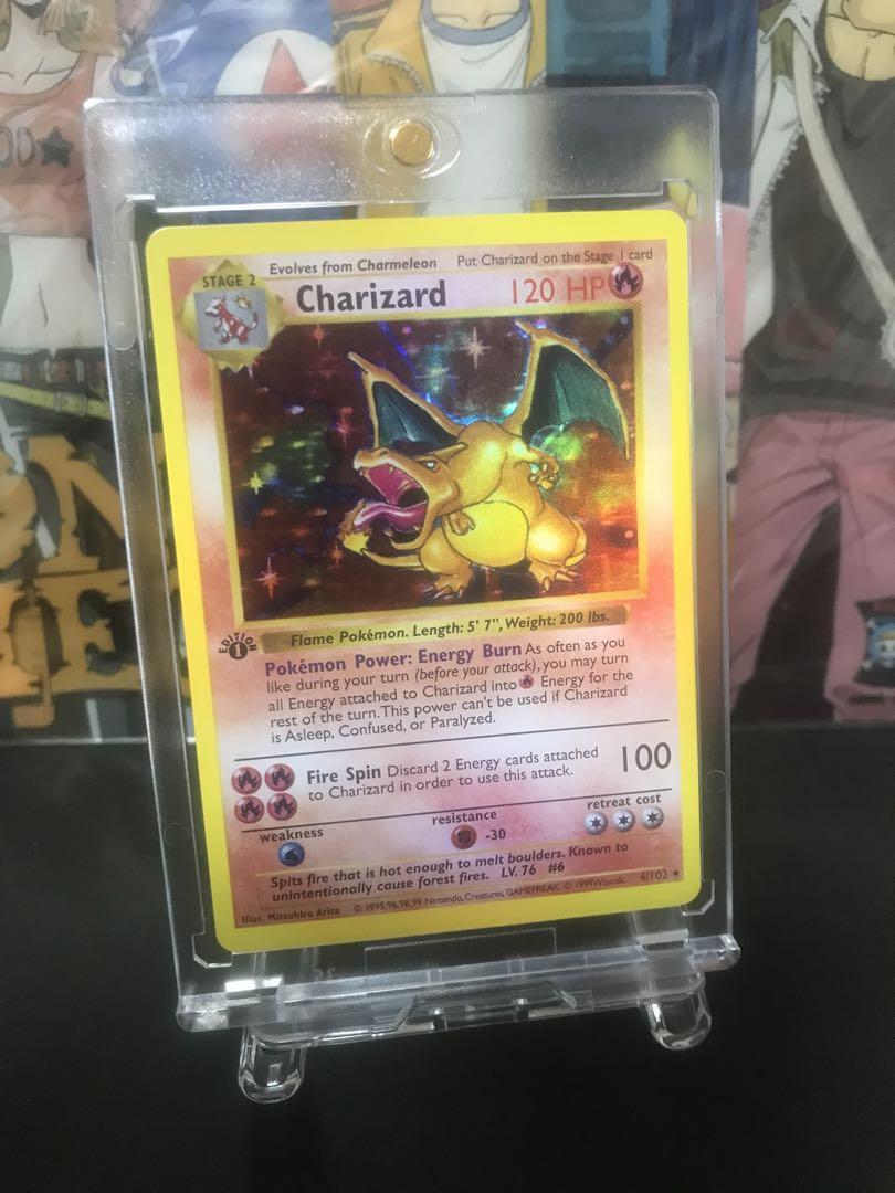 ポケモン カード　旧裏 リザードンCharizard 1st ed.