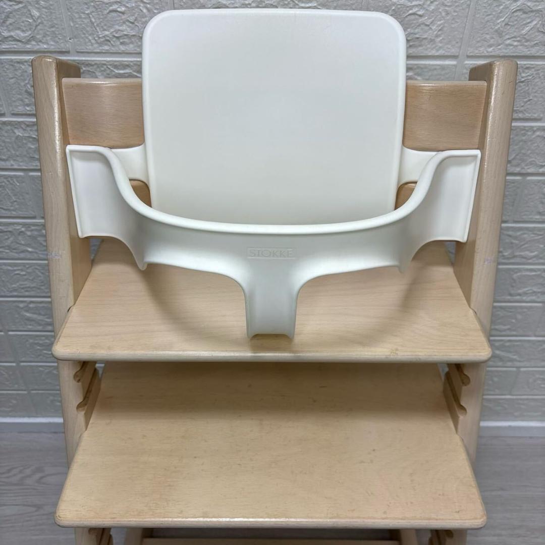 STOKKE ストッケトリップトラップ ナチュラル ホワイトウオッシュ 椅子