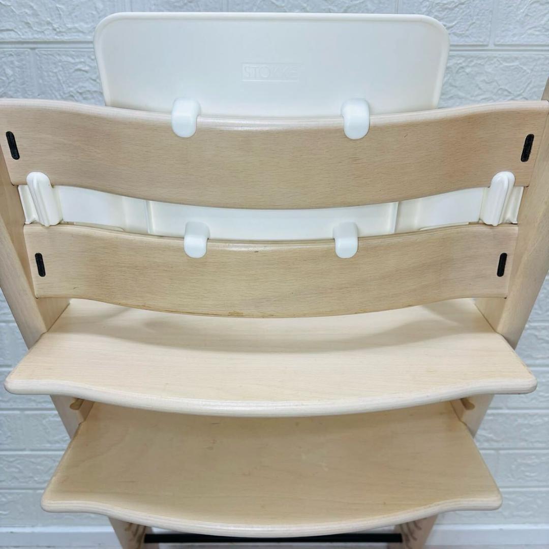 STOKKE ストッケトリップトラップ ナチュラル ホワイトウオッシュ 椅子