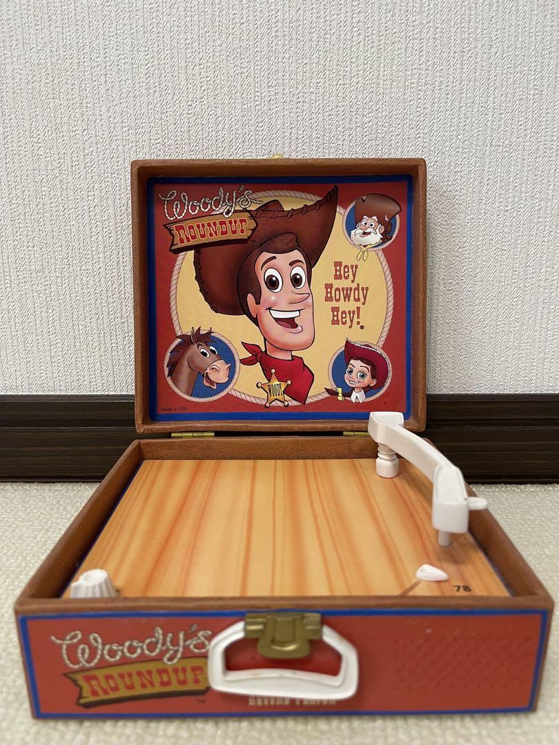 激レア　箱付き　トイストーリー　ラウンドアップ　レプリカ　レコードプレイヤー 激レア 箱付き トイストーリー ラウンドアップ レプリカ