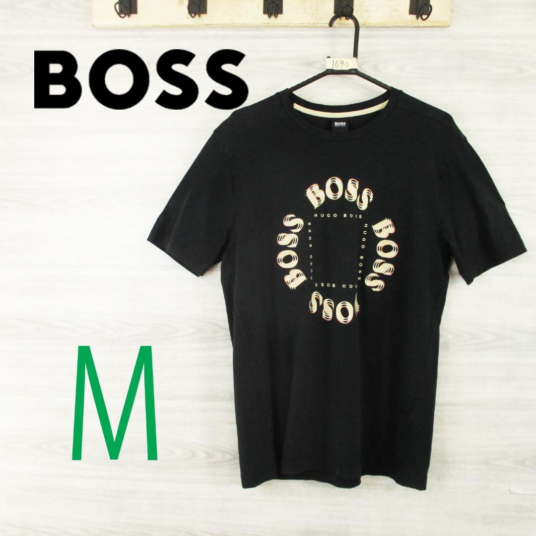 BOSS●ヒューゴボス ＜デカロゴ半袖Tシャツ＞M1690y