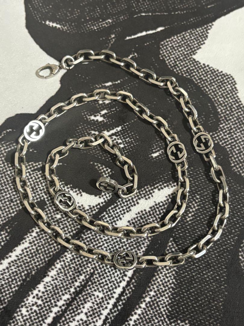 GUCCIネックレス インターロッキング