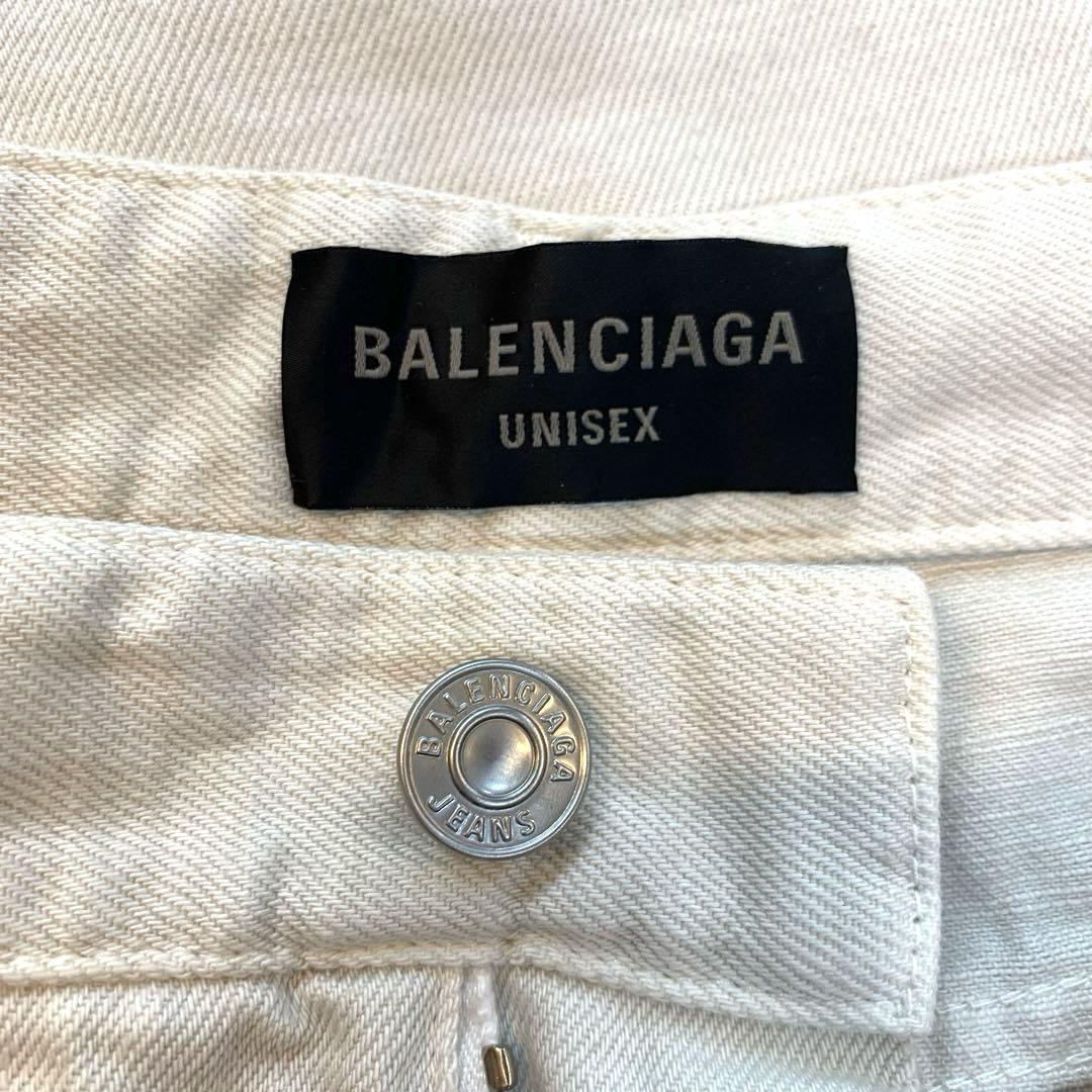 タグ付き BALENCIAGA LOOSE FIT DENIM PANTS
