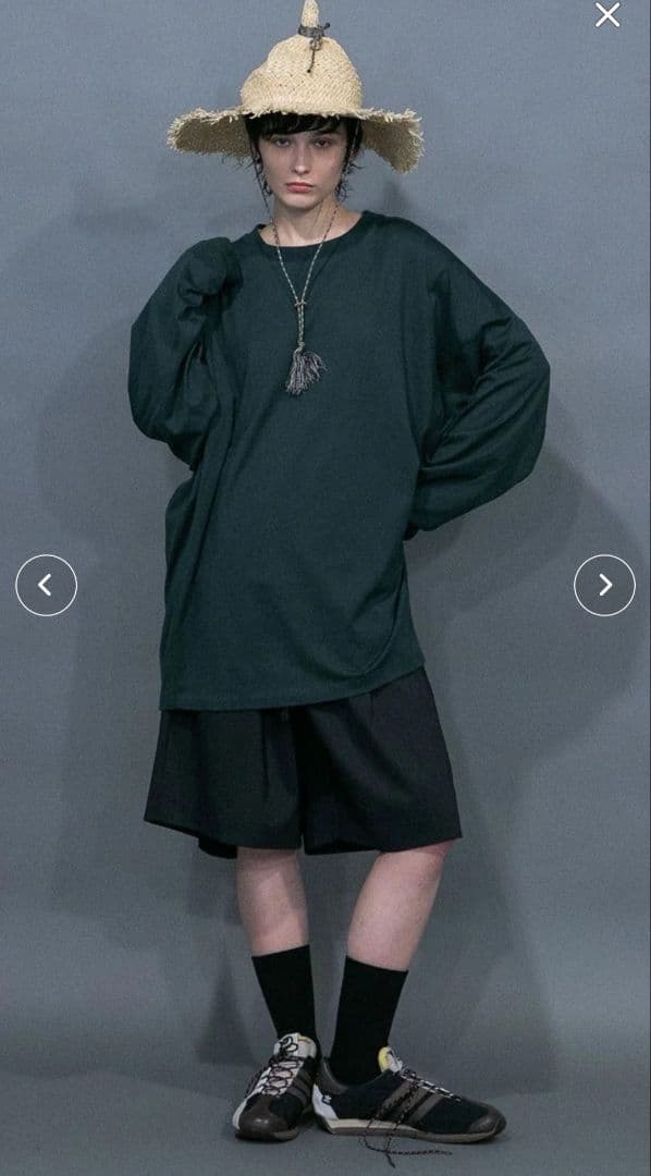 25SSワイドショートパンツ L