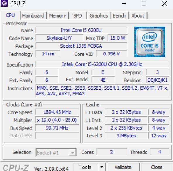 Windowsノート本体 VAIO S13 i5-6200U 4GB M.2 128GB