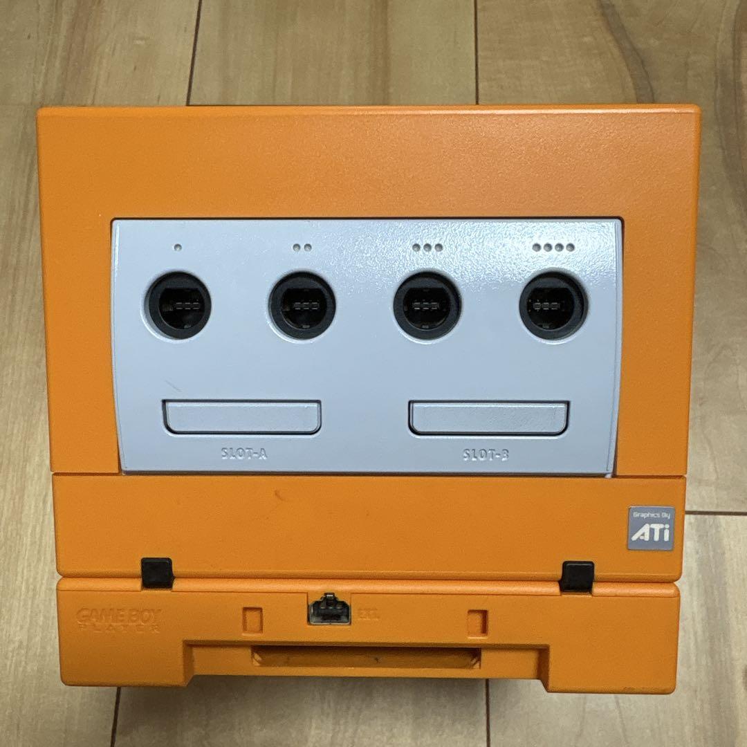 ゲームキューブ　ゲームボーイプレイヤー　本体　オレンジ