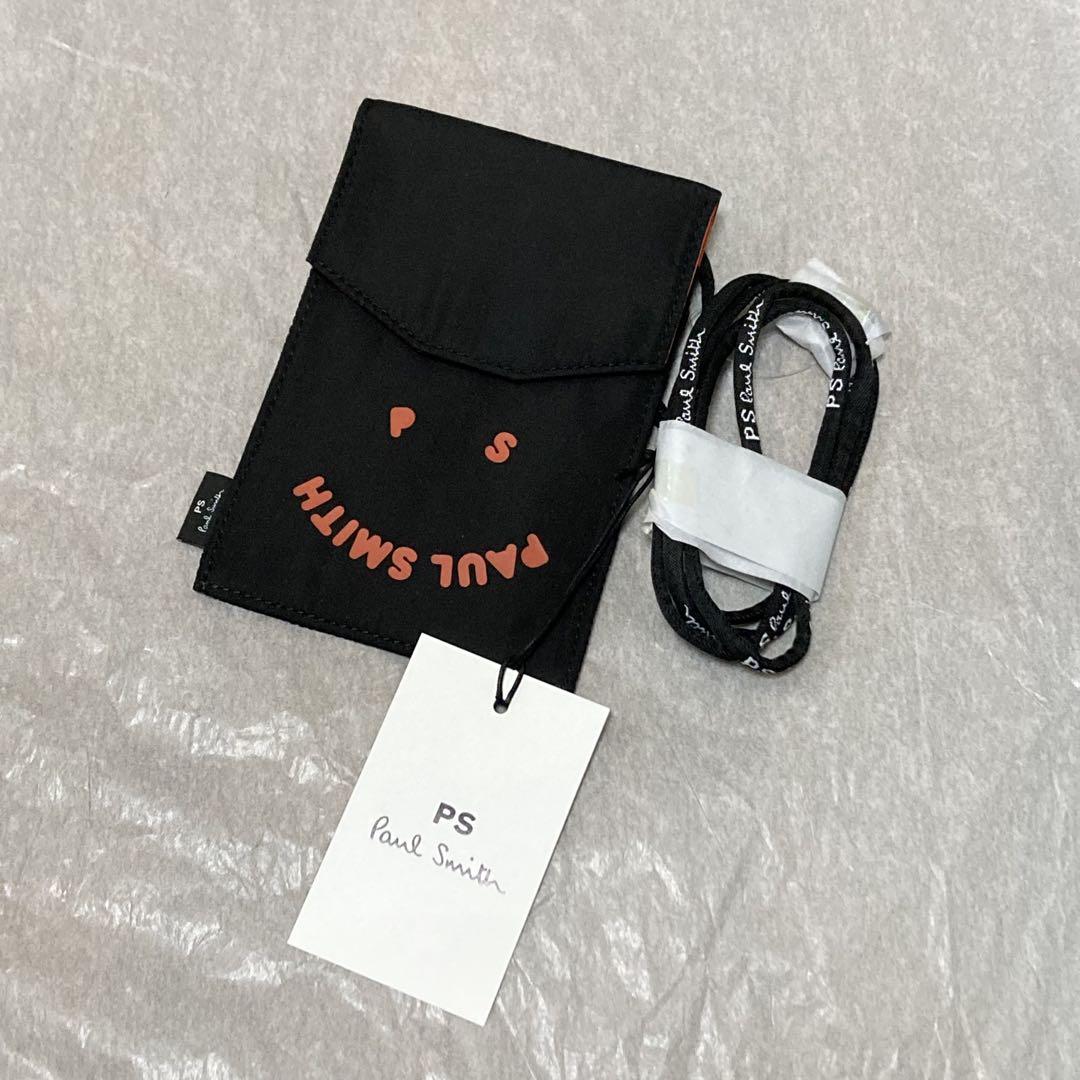 新品☆PaulSmith ミニショルダー スマホショルダー スマイル柄