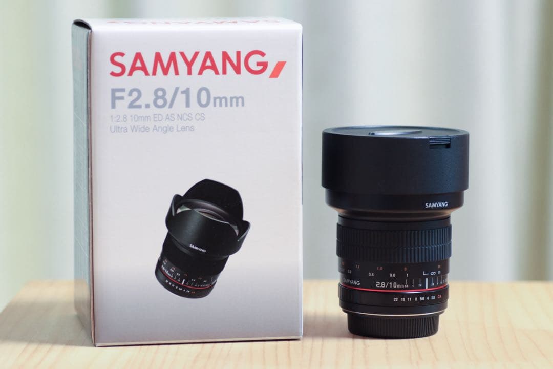 SAMYANG F2.8 10mm 超広角レンズキヤノンEFマウント SAMYANG