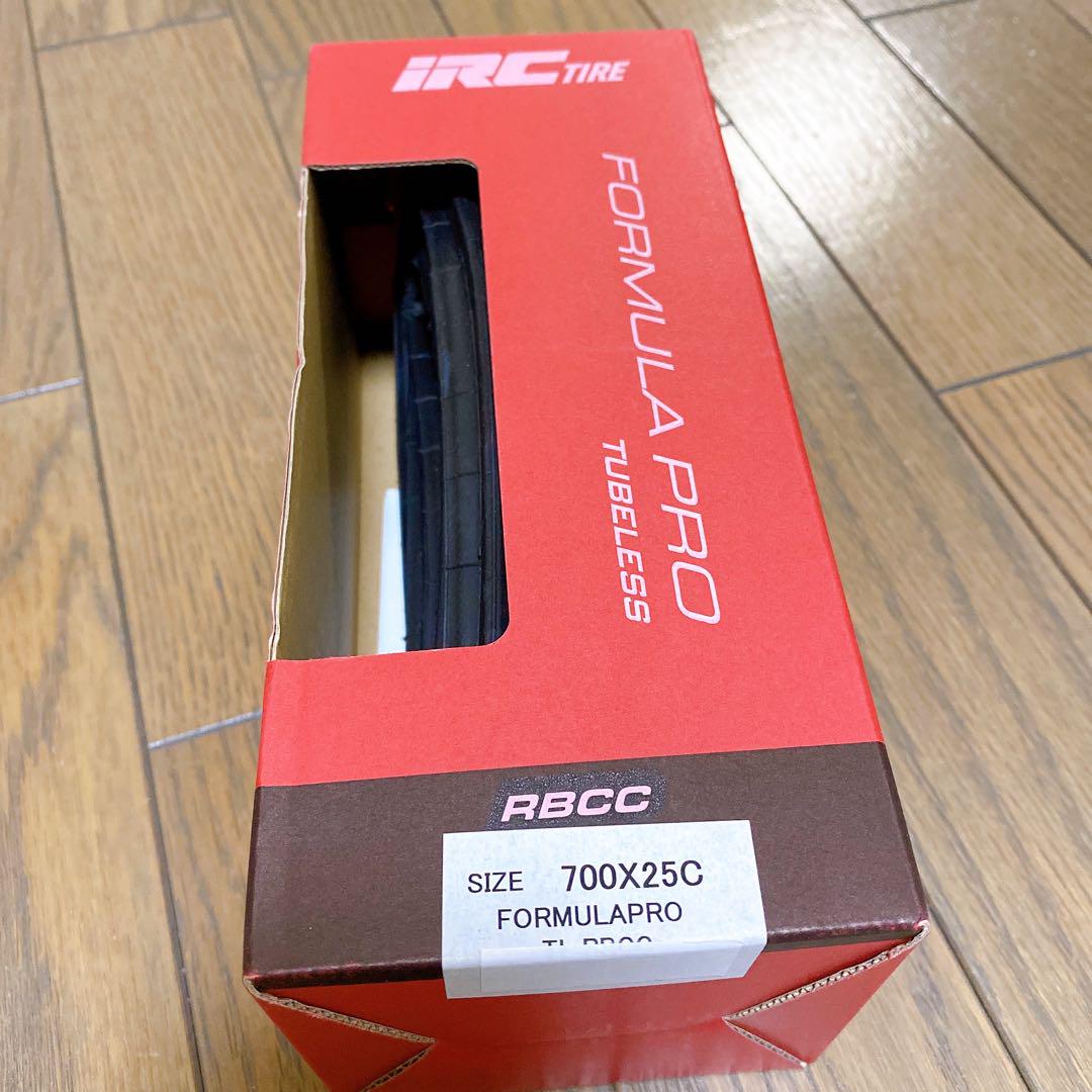 IRC FORMULA PRO 700X25C チューブレスタイヤ　RBCCパーツ