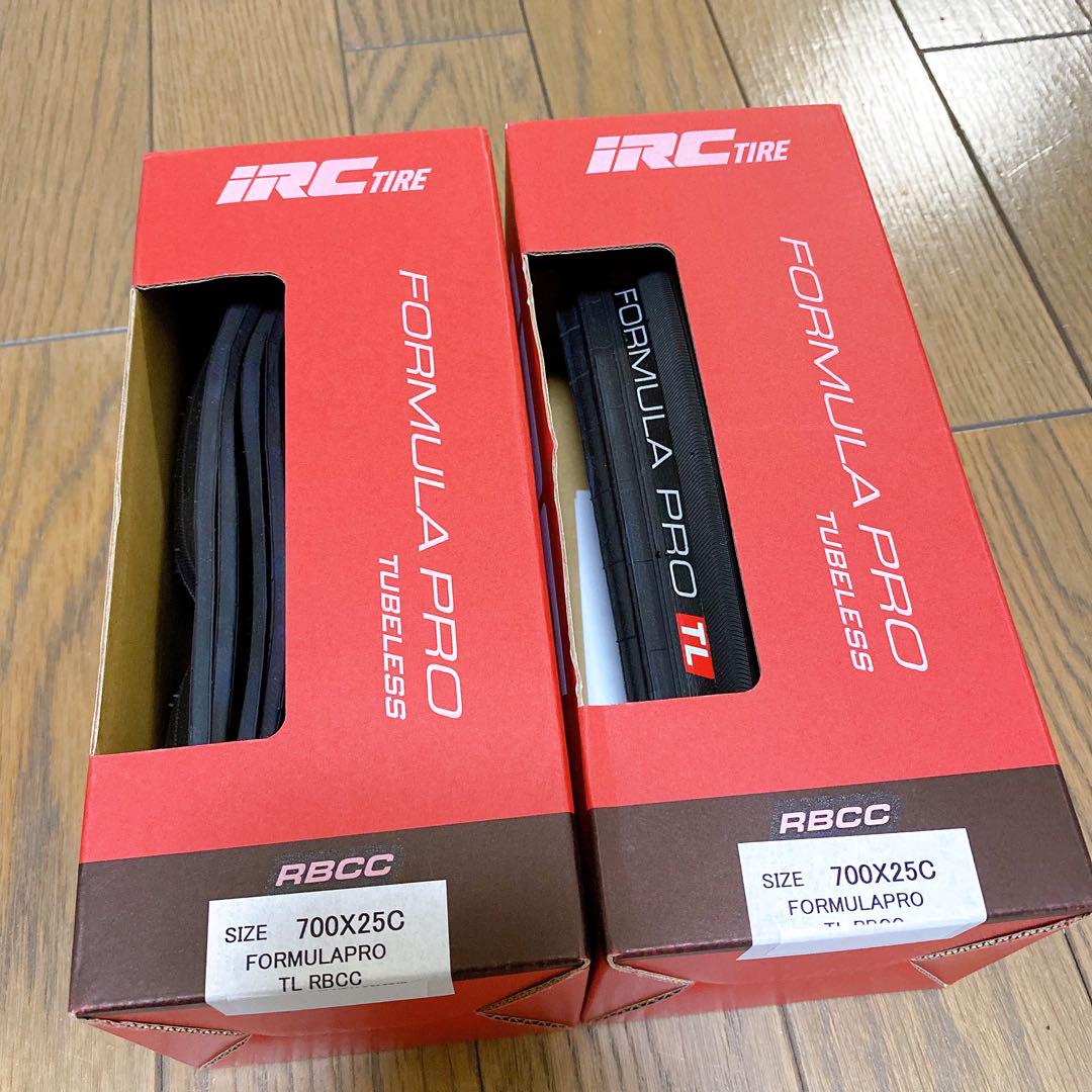 IRC FORMULA PRO 700X25C チューブレスタイヤ　RBCC