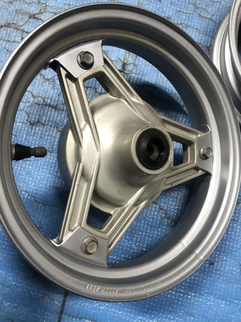 CF50/70シャリー 角目　6V/12V 純正ホイール前後＊送料込み＊レストア