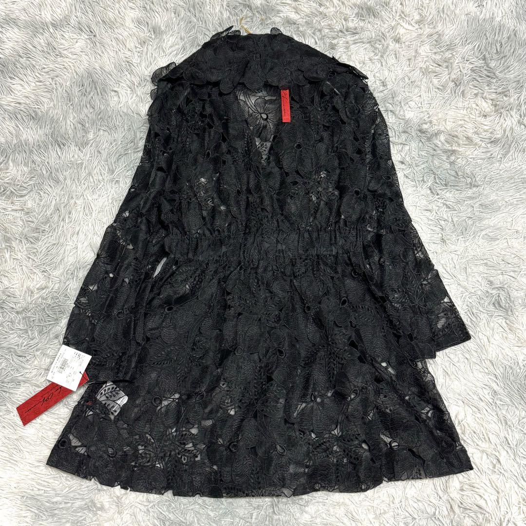 【限定価格】ノコオーノ 花柄フリル レース ジャケットコート 定価8万円