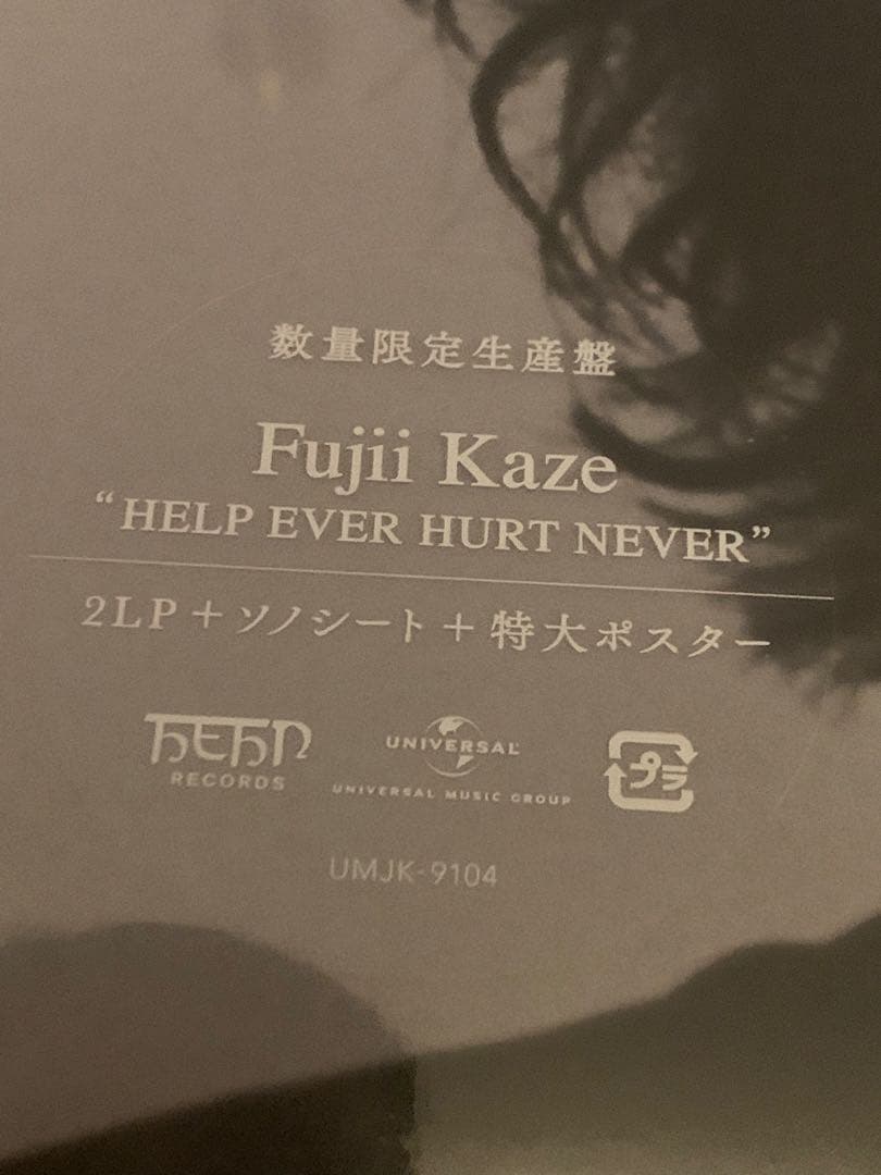 藤井風 Fujii Kaze 初回限定盤 レコード 2枚 藤井風 Fujii Kaze 初回限定盤 レコード 2枚