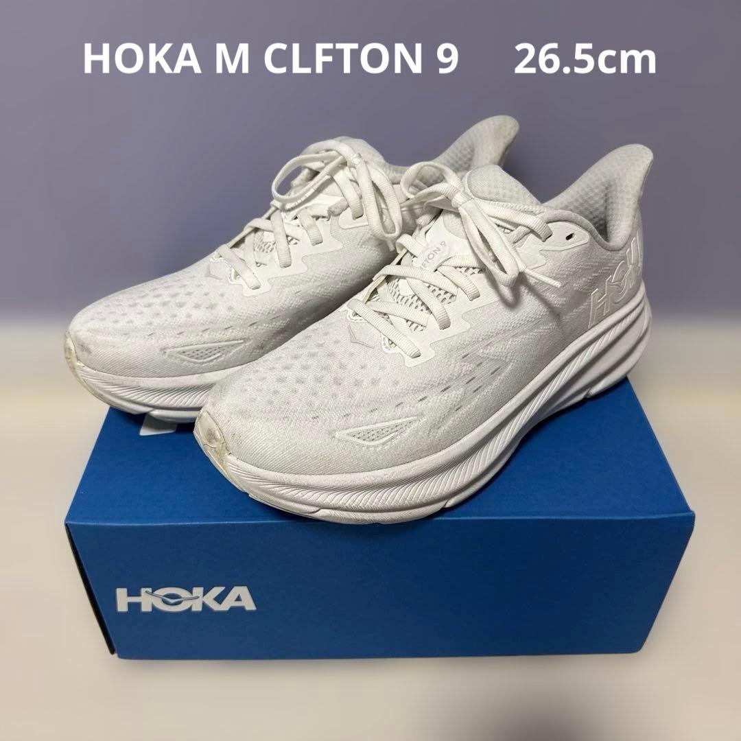 HOKA ホワイト ランニングシューズ CLFTON 9HOKA HOKA ONEONE