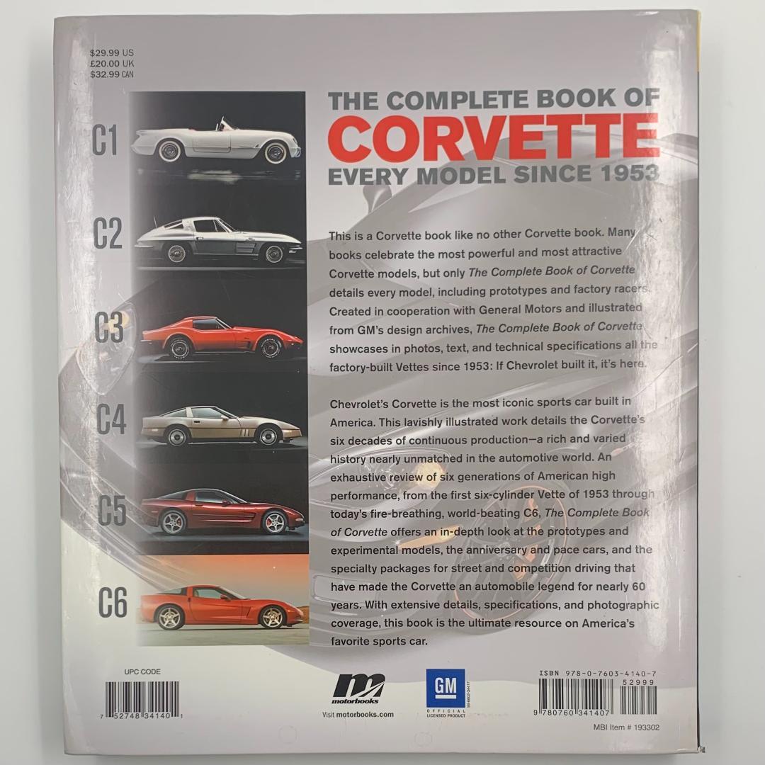 シボレー コルベット 洋書 Complete Book of Corvette The Complete Book of Corvette: Every Model Since 1953