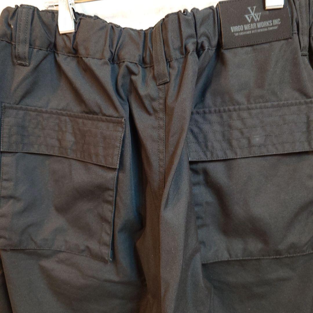 美品）【VIRGO WEAR WORKS INC】3 黒カーゴショートパンツ