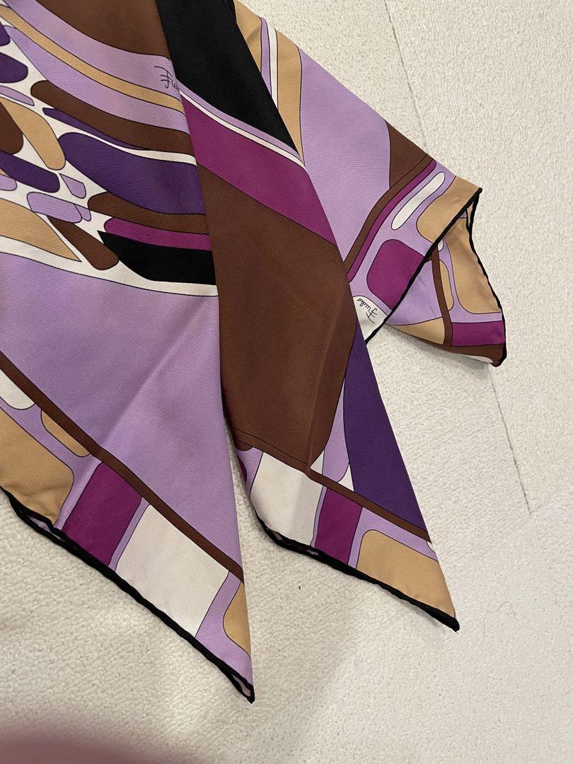 エミリオプッチ　シルクスカーフ EMILIO PUCCI エミリオプッチ スカーフ JR486 レディース