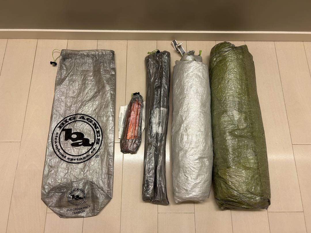 Big Agnes Fly Creek Hv1 Carbon 新品未使用