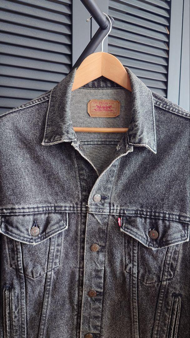 スペシャル 80s Levis 70507 先染めブラック USA製 Mサイズ