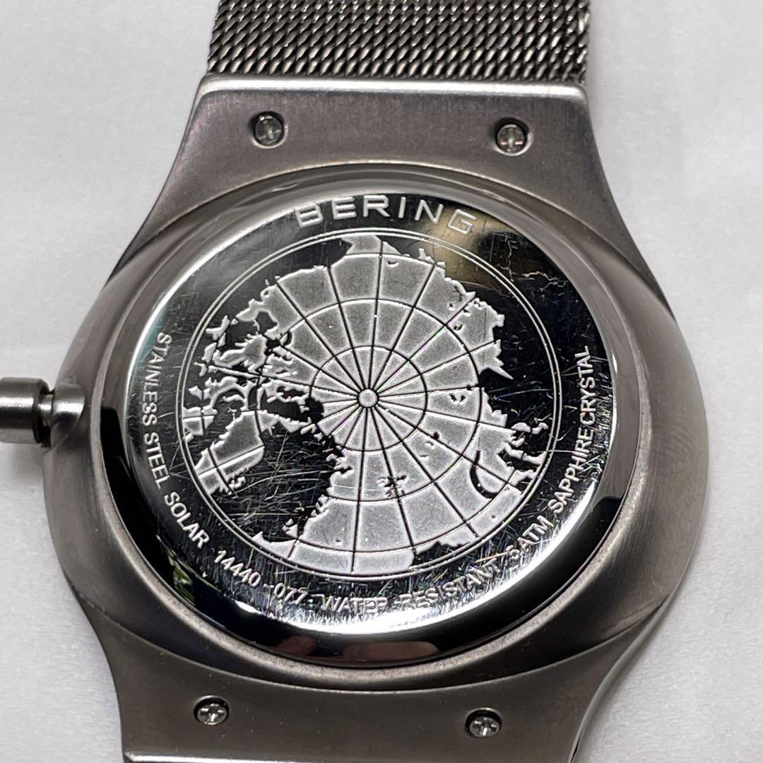 BERING 14440-077 北欧デザイン 日本製 ソーラー ムーブメント