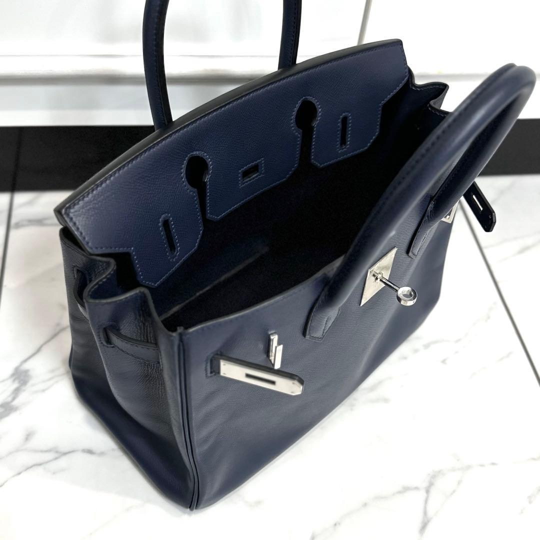 エルメス バーキン30 クシュベル ブルー