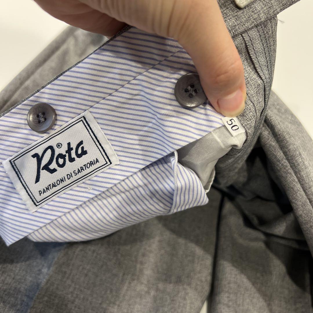 【驚きの値段】 近日削除】超美品_Rota サマースラックス スーツ パンツ