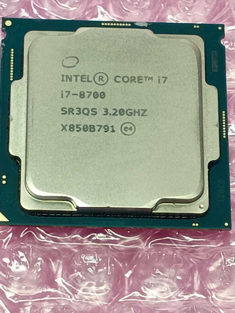 CPU intel Core i7-8700 SR3QS 3.20GHZ